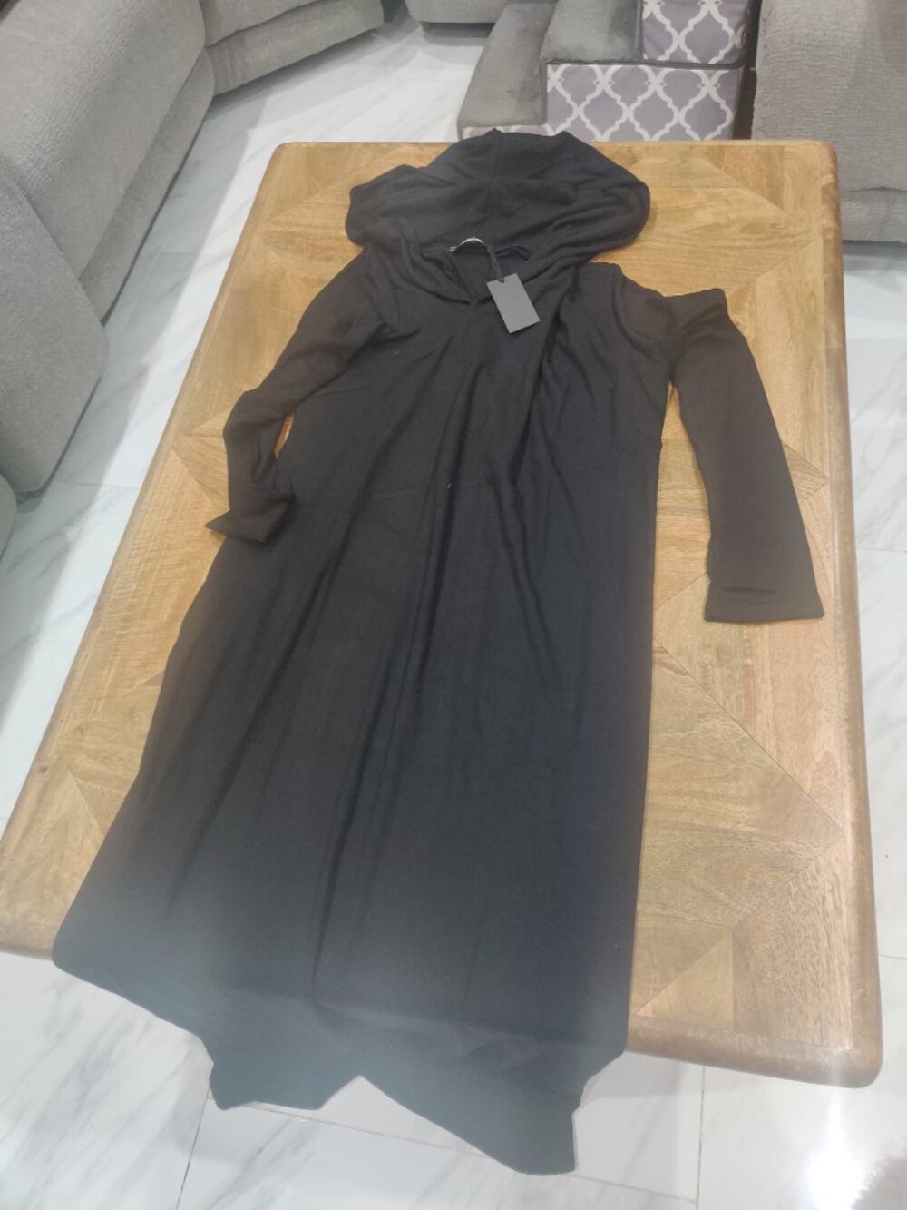 Foxblood hooded dress size 4xl New